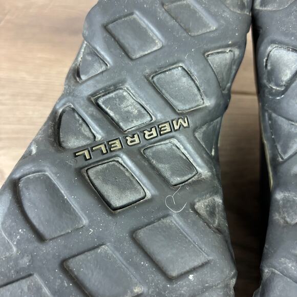 Merrell Jungle Moc Midnight Slip On Shoes Women's 10.5 Black Leather Loafers - Picture 9 of 16